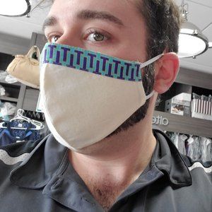 Tory Burch Facemask with 3 filters included